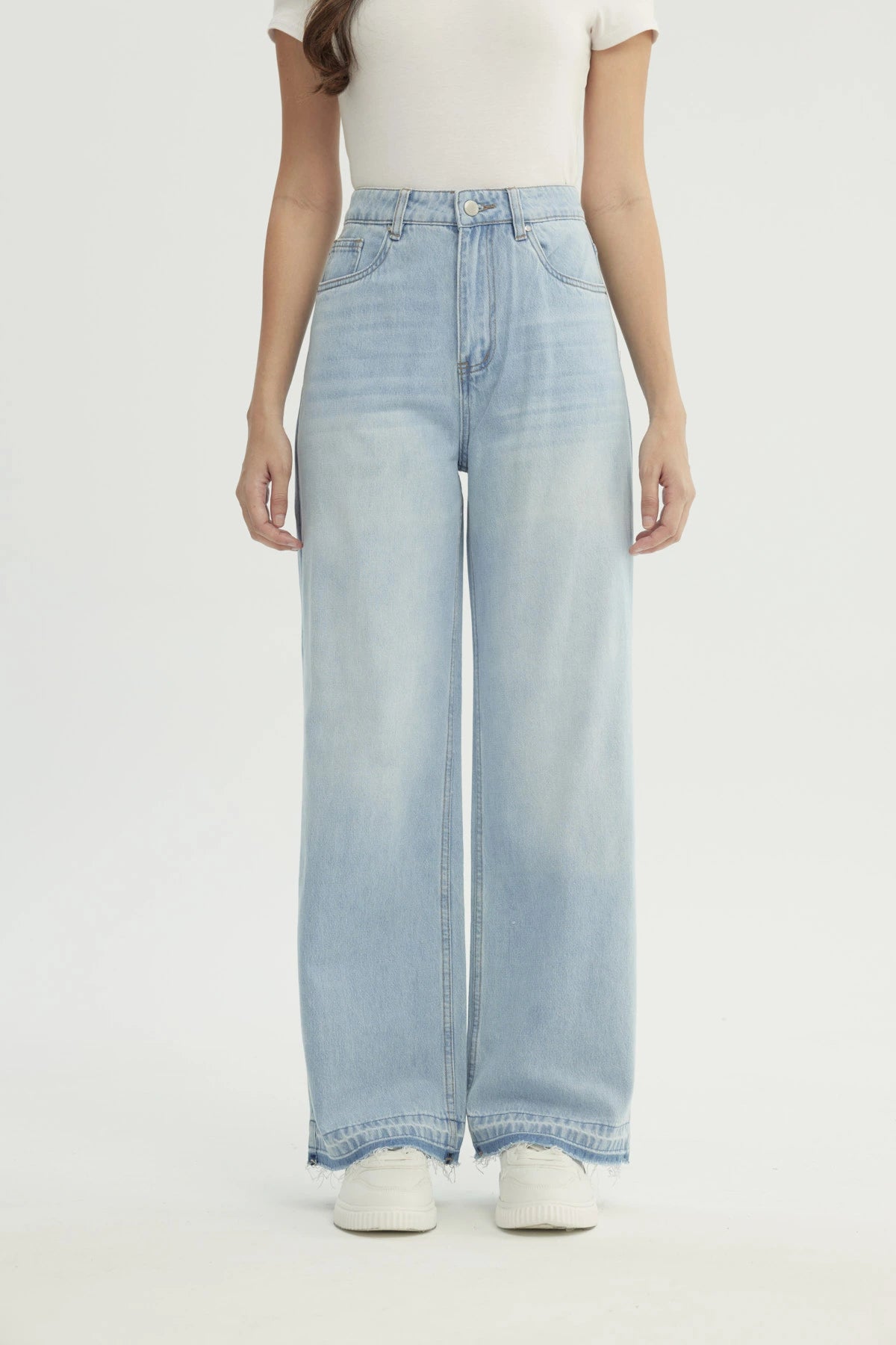 Jeans Mujer Calce Recto Azul