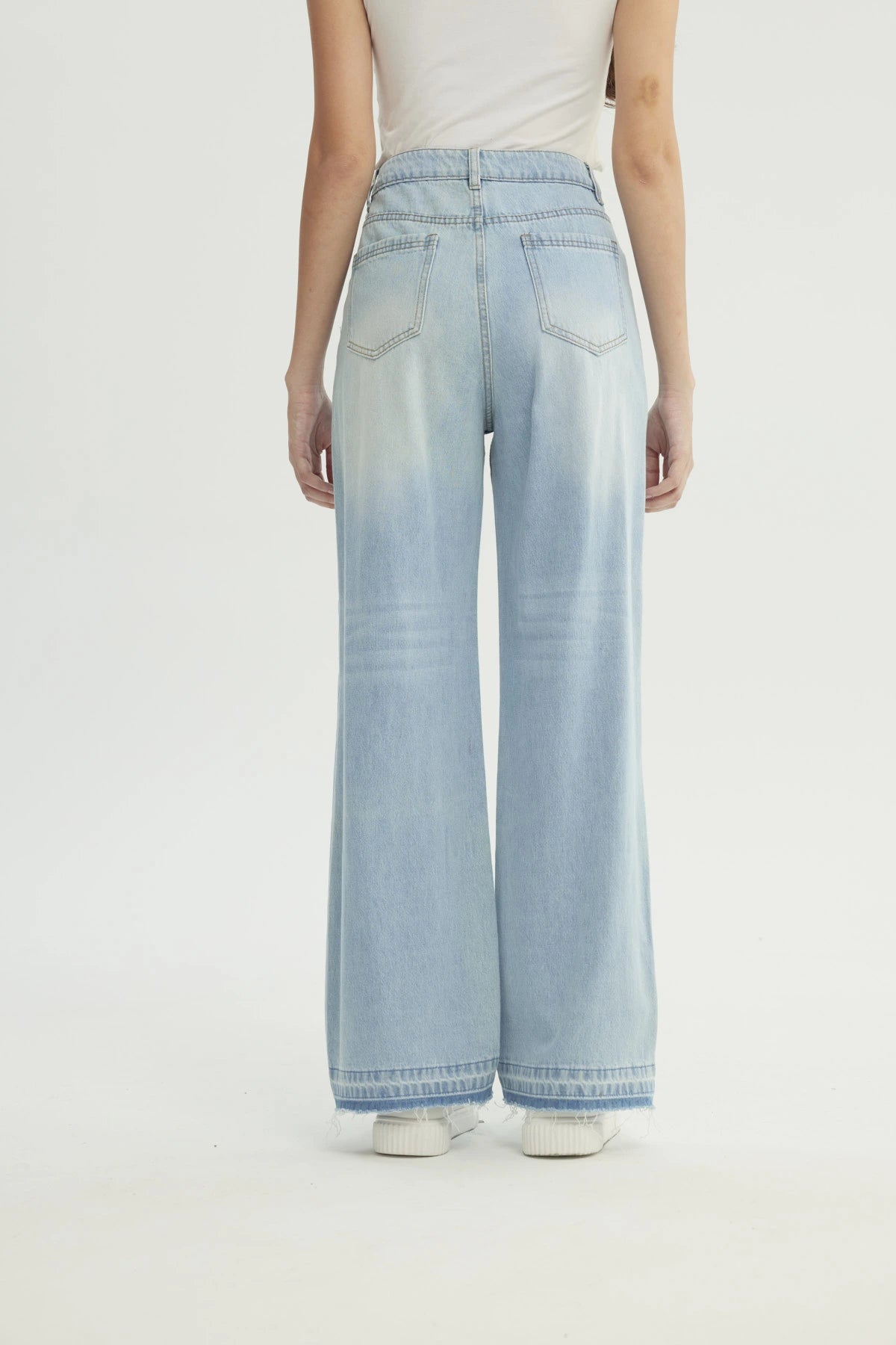 Jeans Mujer Calce Recto Azul