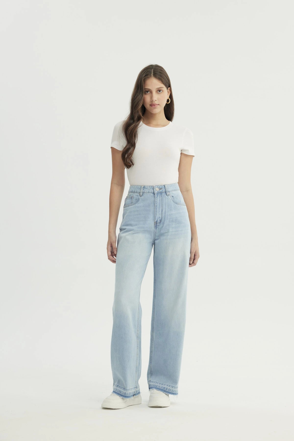 Jeans Mujer Calce Recto Azul