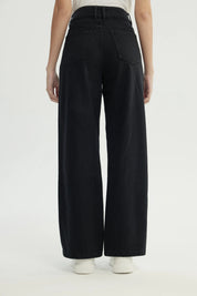 Jeans Mujer Calce Recto Negro