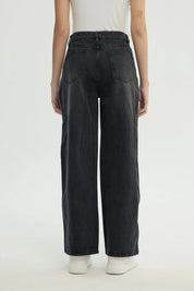 Jeans Mujer Baggy Negro