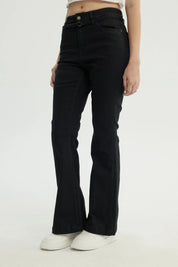 Jeans Mujer Flare Negro