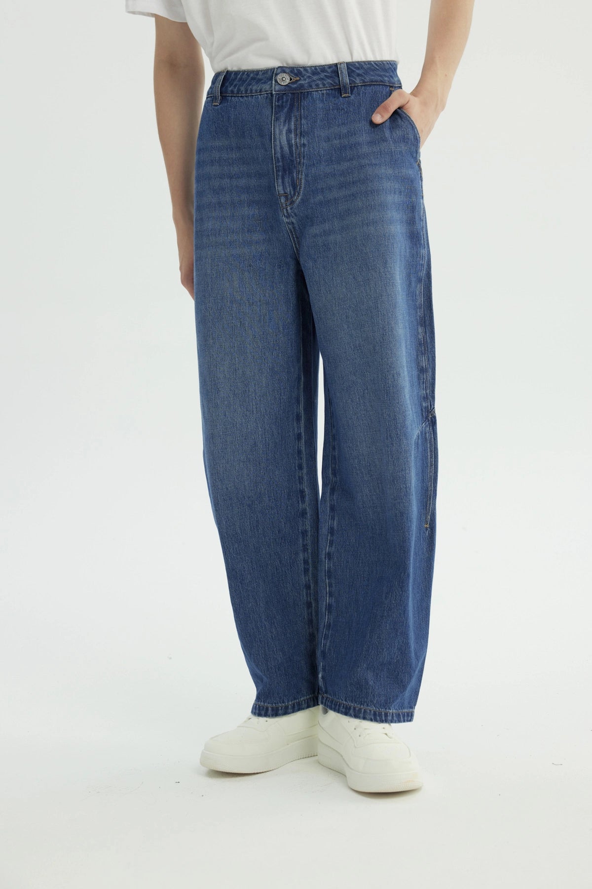 Jeans Hombre Baggy Azul