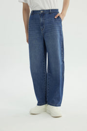 Jeans Hombre Baggy Azul