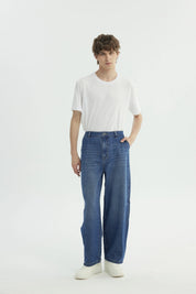 Jeans Hombre Baggy Azul