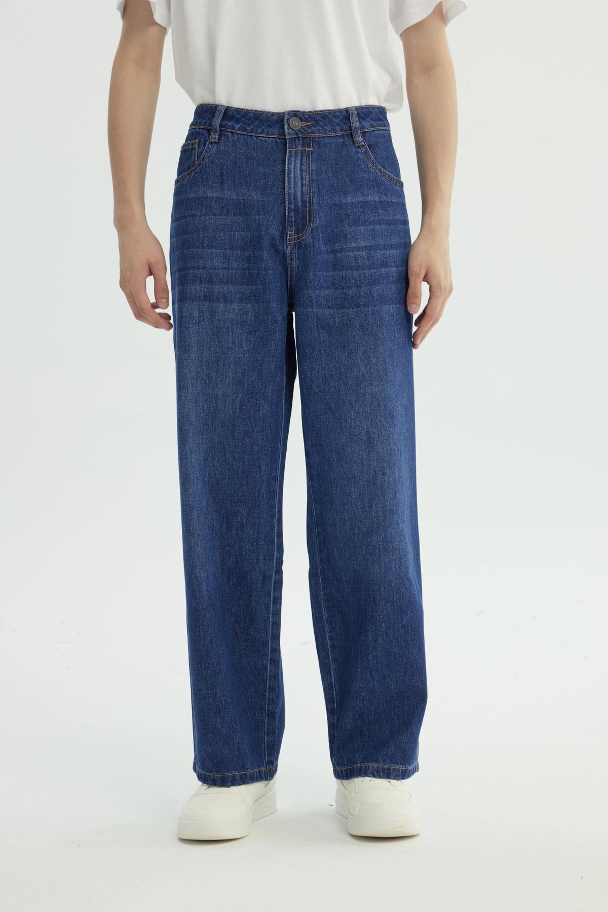 Jeans Mujer Calce Recto Negro