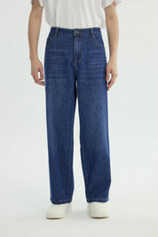 Jeans Mujer Calce Recto Negro