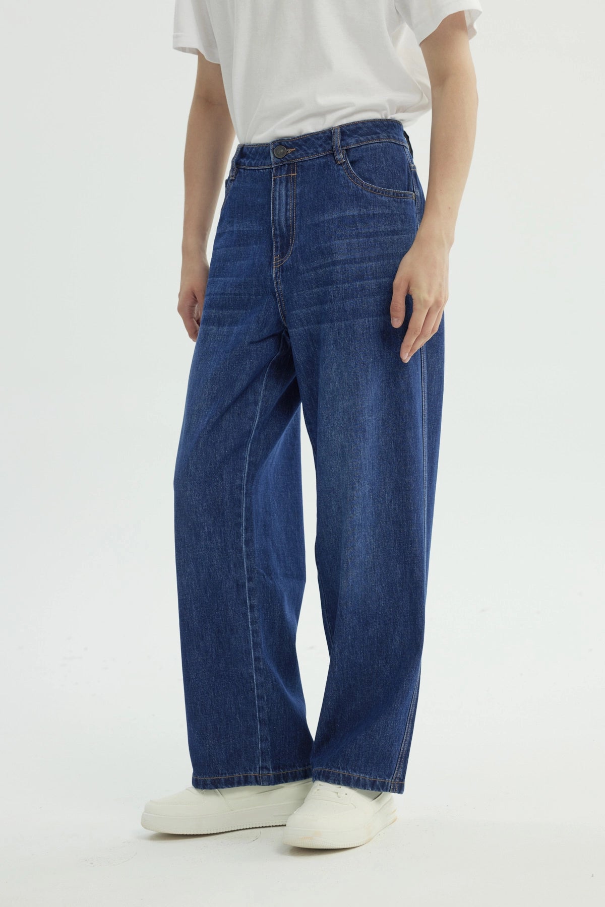 Jeans Mujer Calce Recto Negro