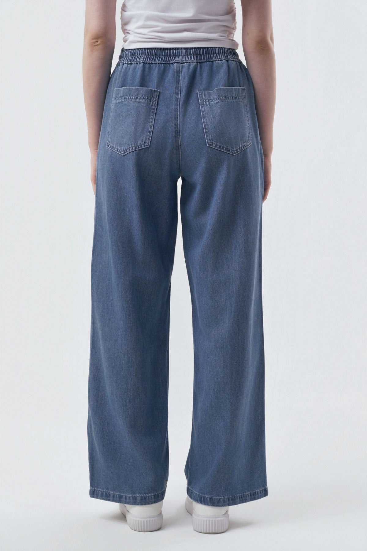 Jeans Calce Recto Mujer Azul
