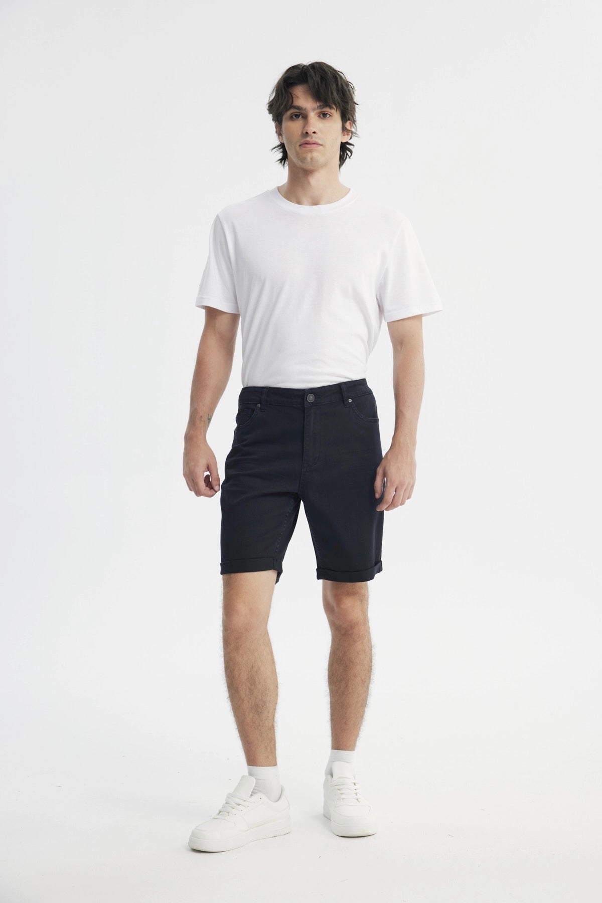 Bermuda Slim Hombre Negro