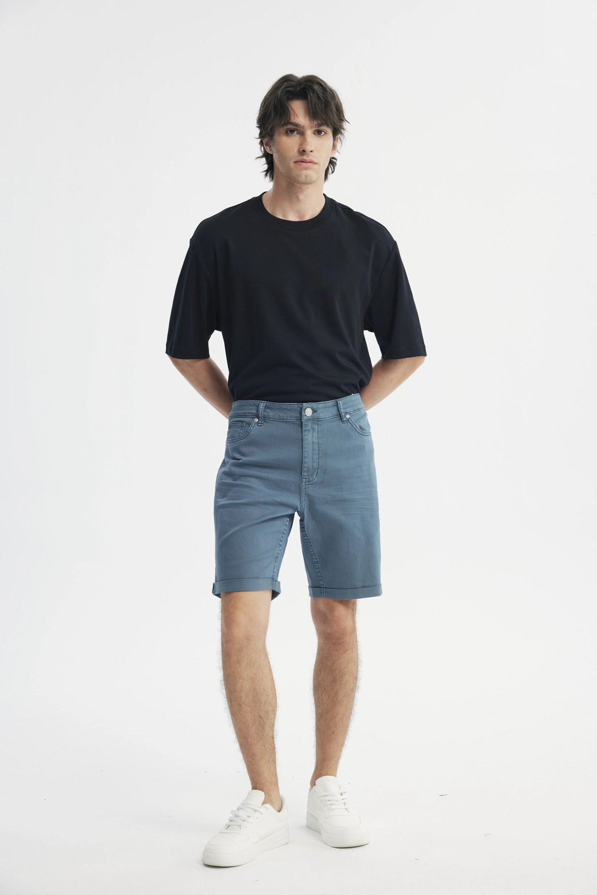 Bermuda Slim Hombre Petroleo