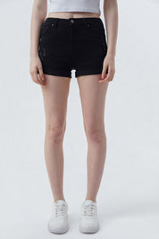 Short Leggins Mujer Negro