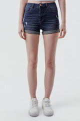 Short Leggins Mujer Azul