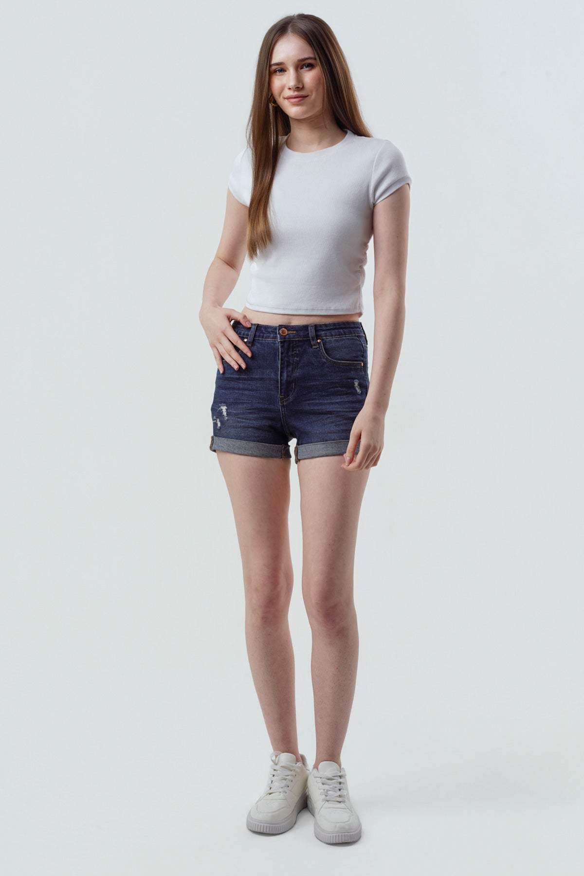 Short Leggins Mujer Azul