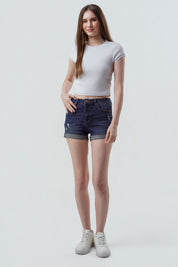 Short Leggins Mujer Azul