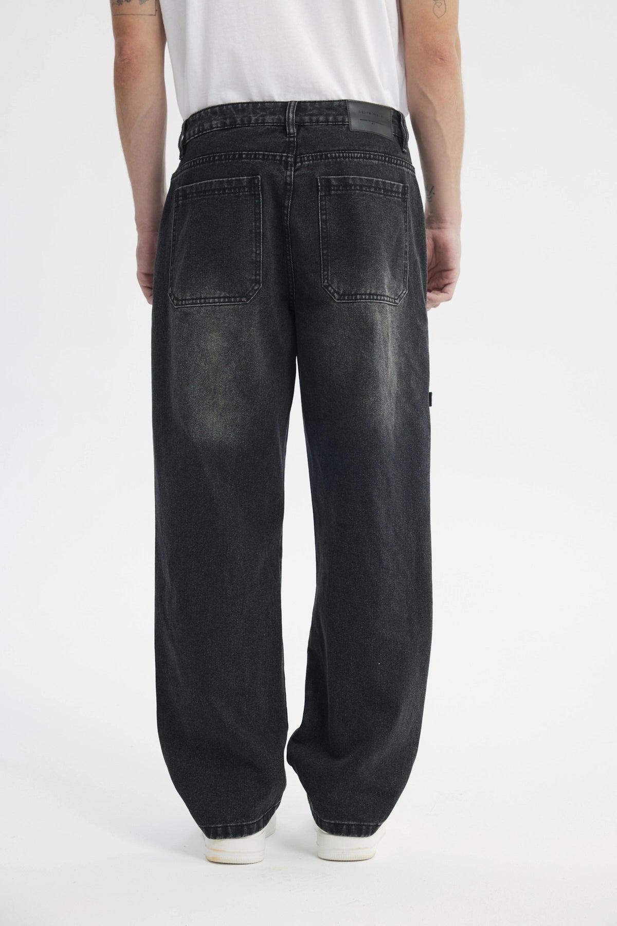 Jeans Straight Hombre Gris
