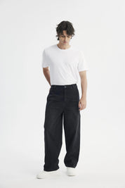 Jeans Baggy Hombre Negro
