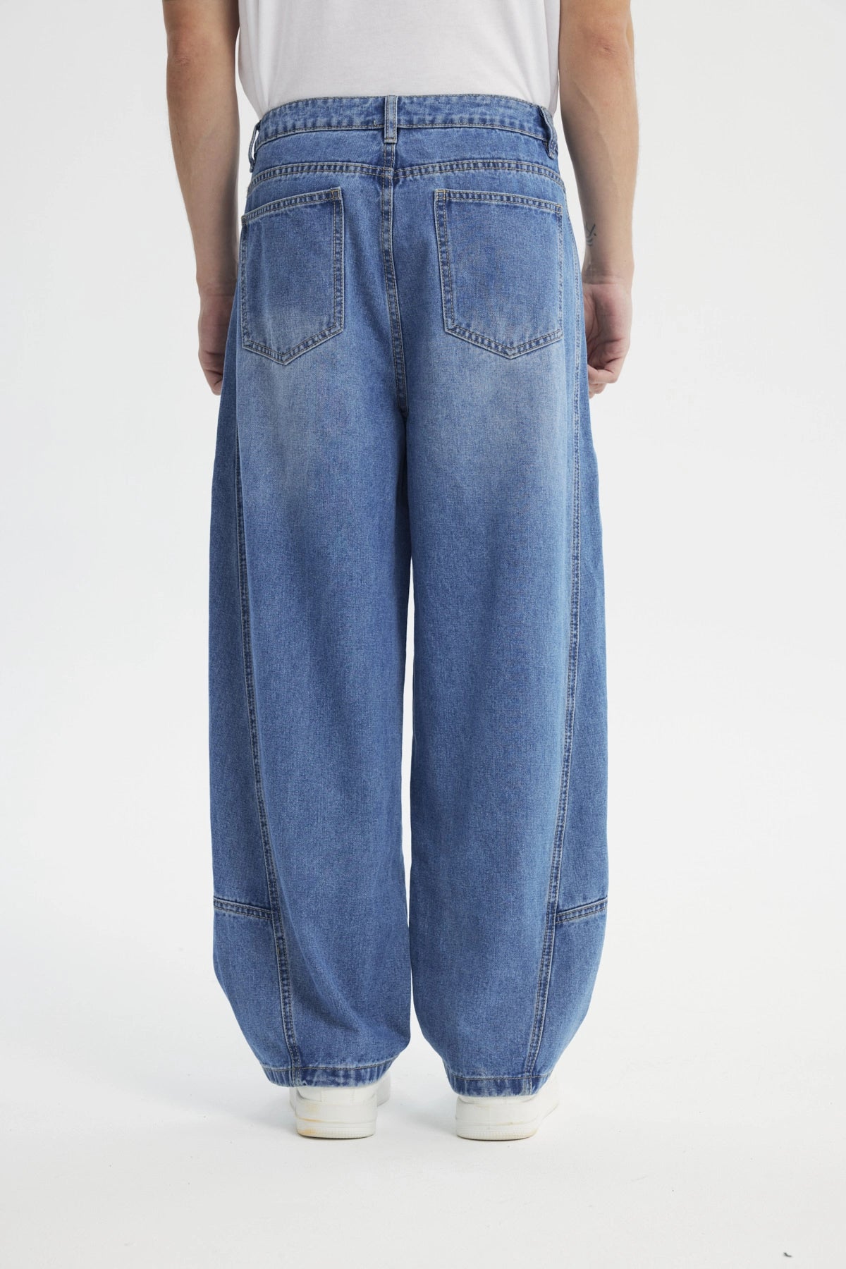 Jeans Baggy Hombre Azul Claro