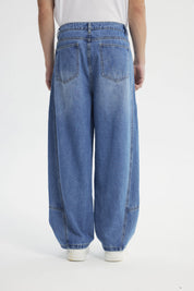 Jeans Baggy Hombre Azul Claro