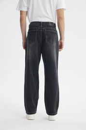 Jeans Straight Hombre Gris