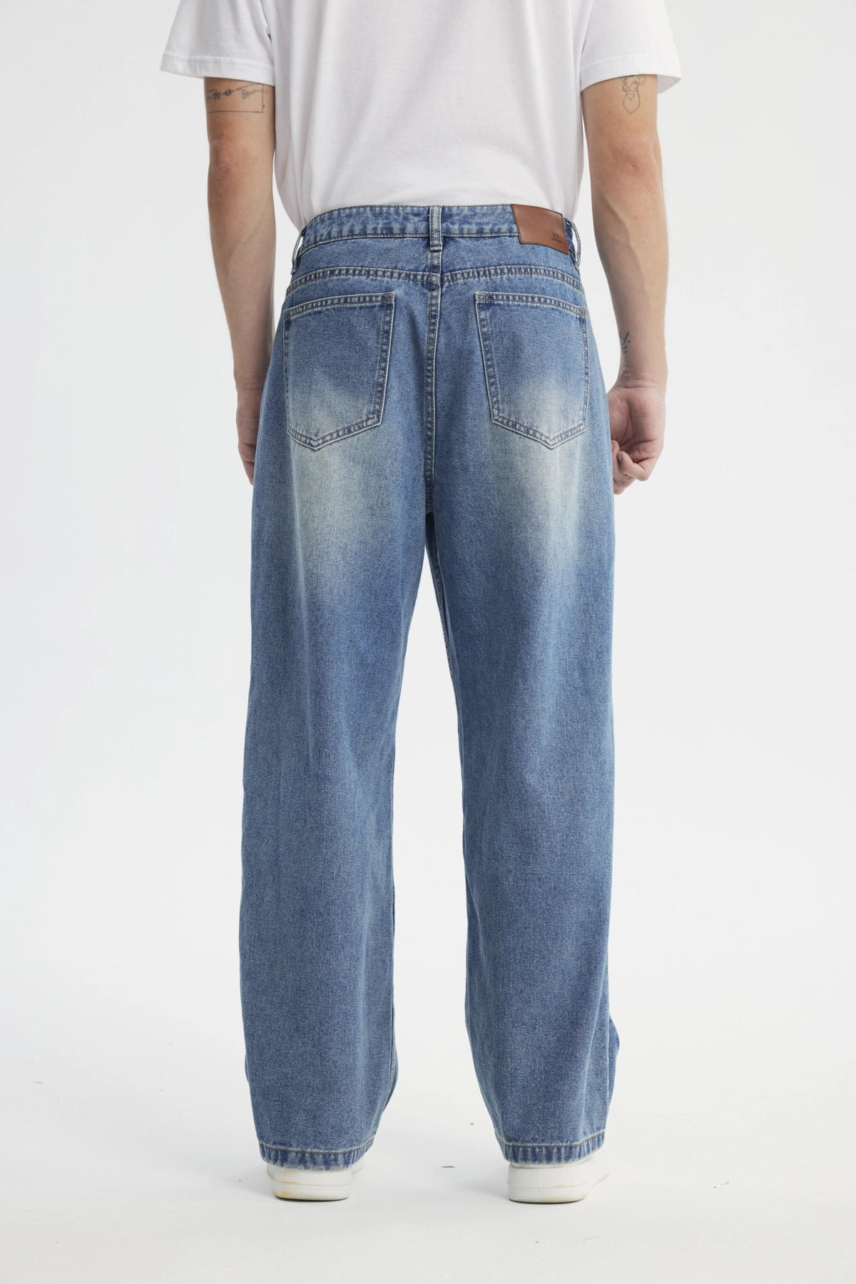 Jeans Straight Hombre Azul