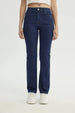 Jeans Slim Mujer Azul Oscuro