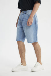 Bermuda Normal Hombre Azul