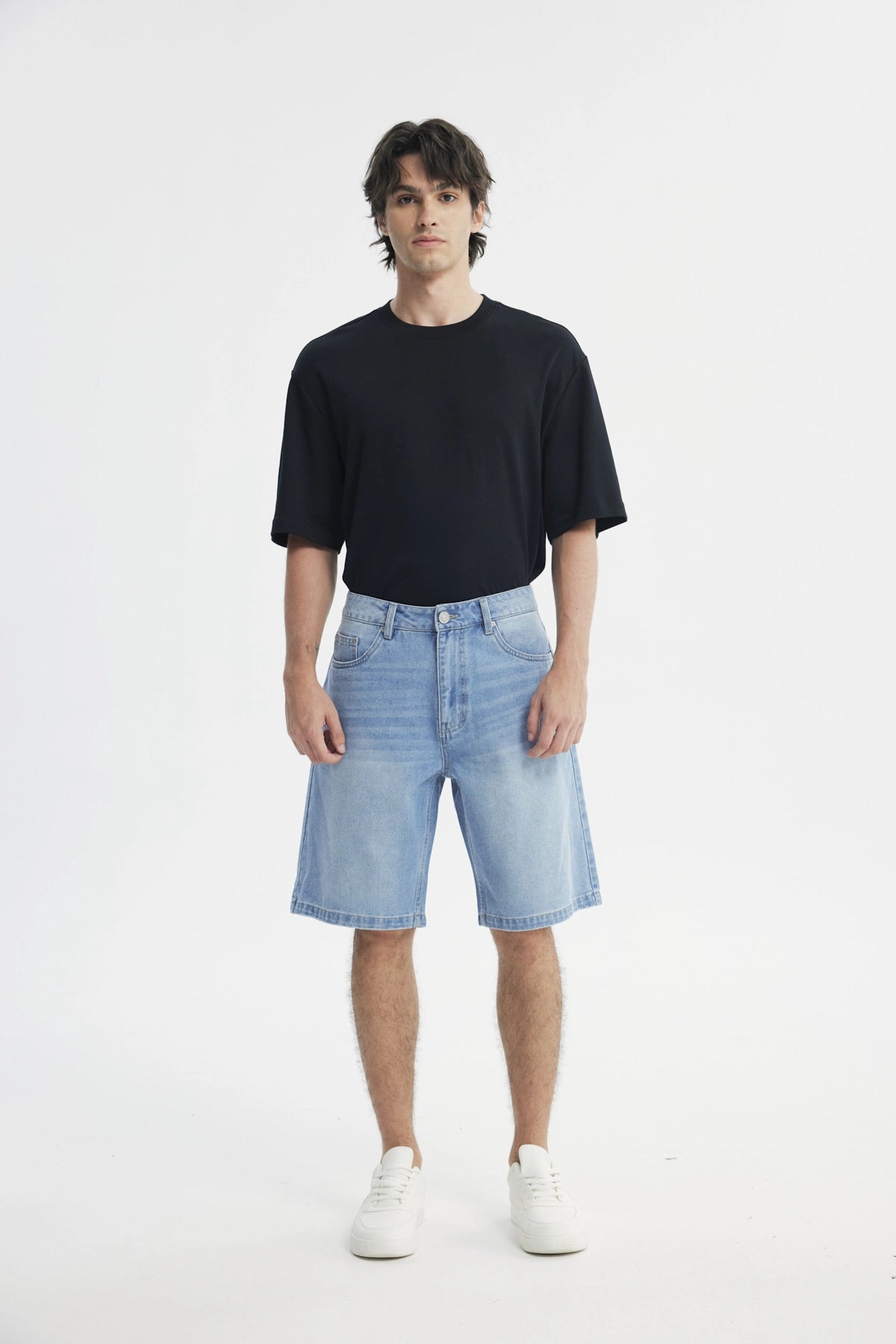 Bermuda Normal Hombre Azul
