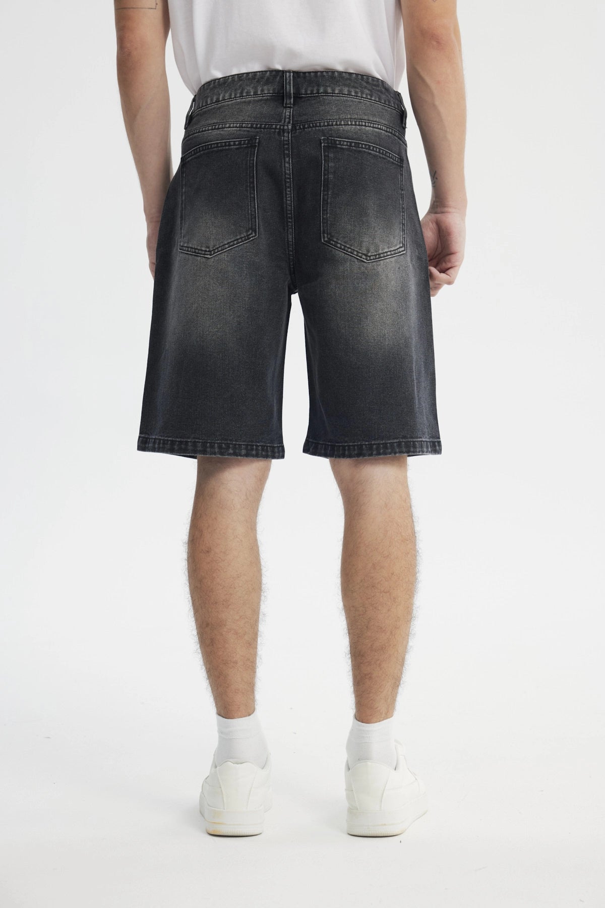 Bermuda Normal Hombre Gris