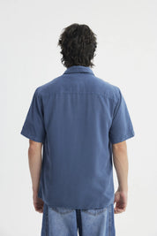 Camisa Regular Hombre Azul