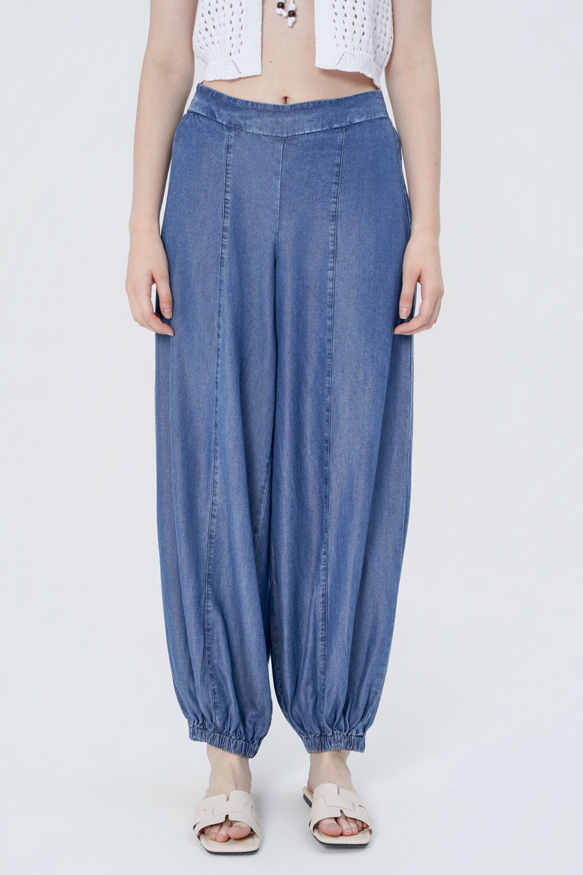 Jeans Mom Mujer Azul