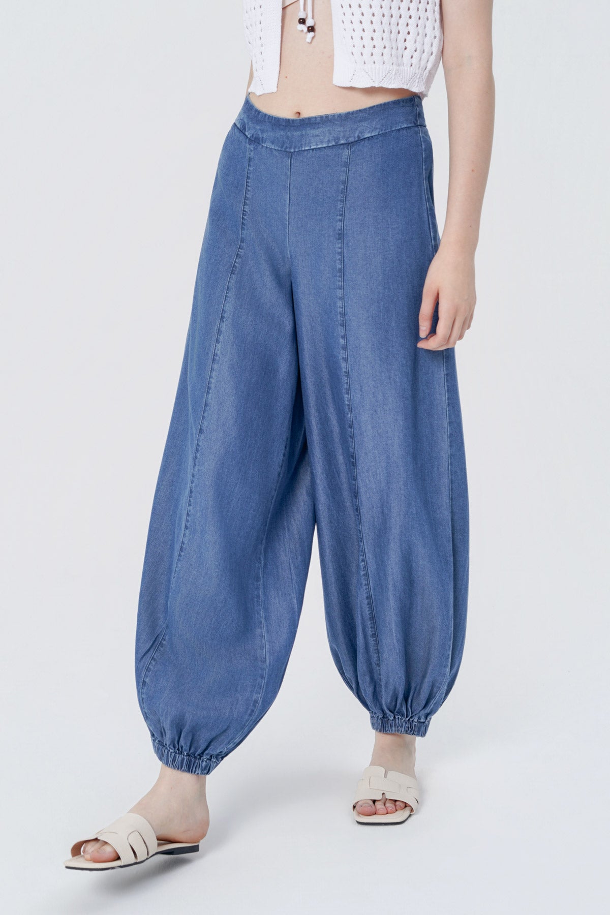 Jeans Mom Mujer Azul