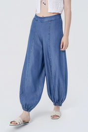 Jeans Mom Mujer Azul