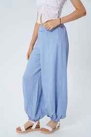 Jeans Mom Mujer Azul Claro