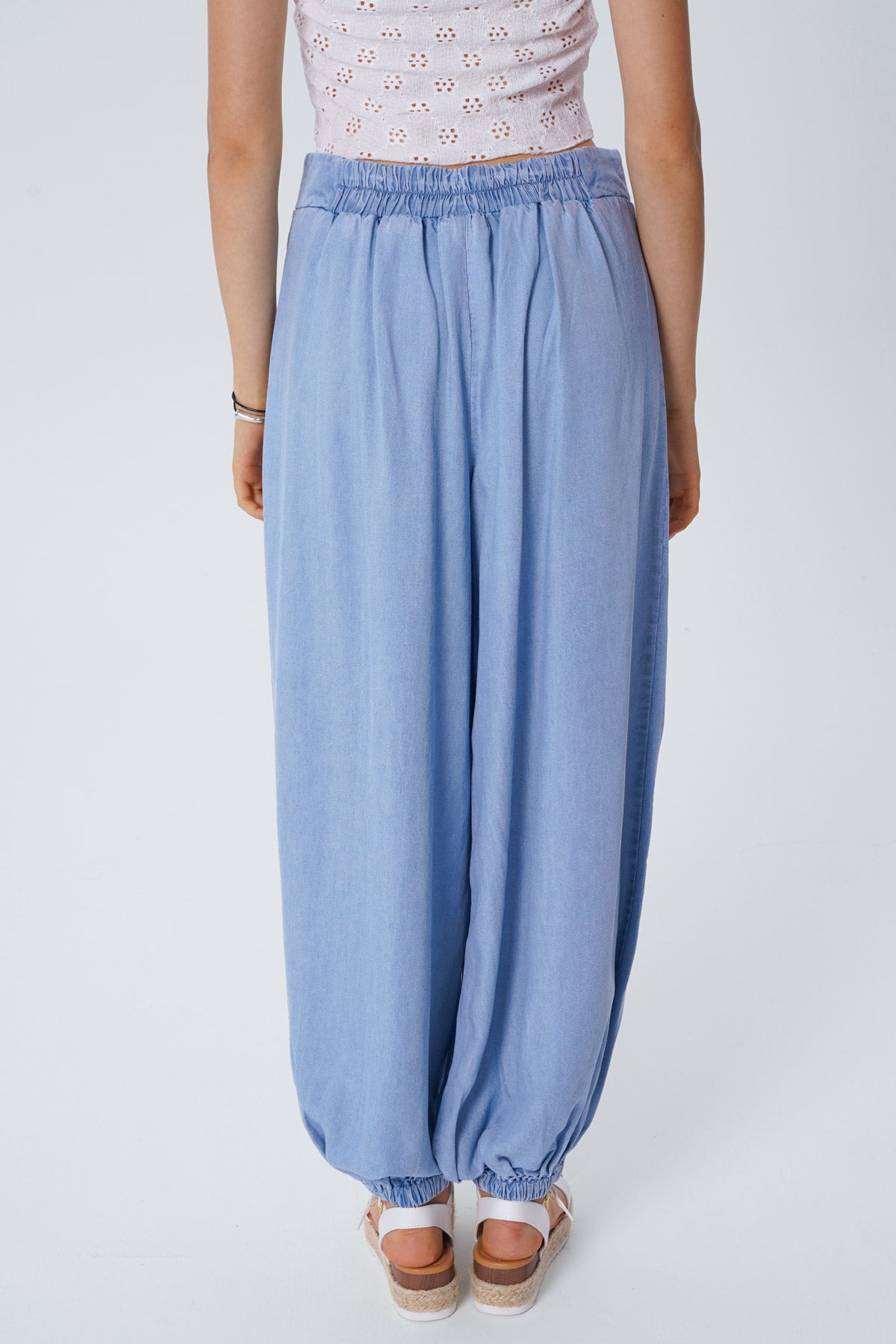 Jeans Mom Mujer Azul Claro