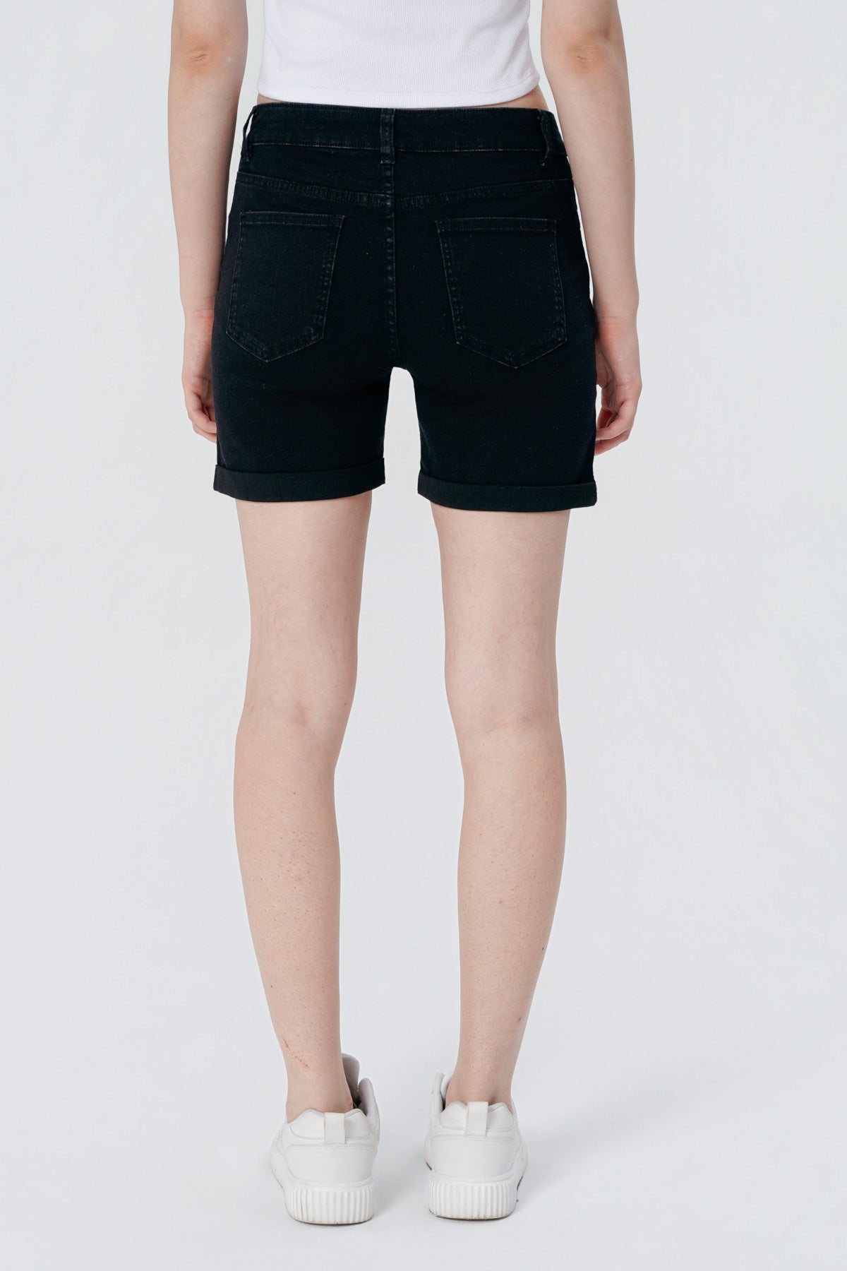 Short Skinny Mujer Negro