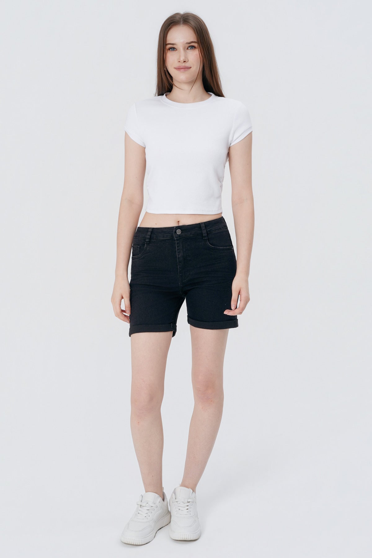 Short Skinny Mujer Negro