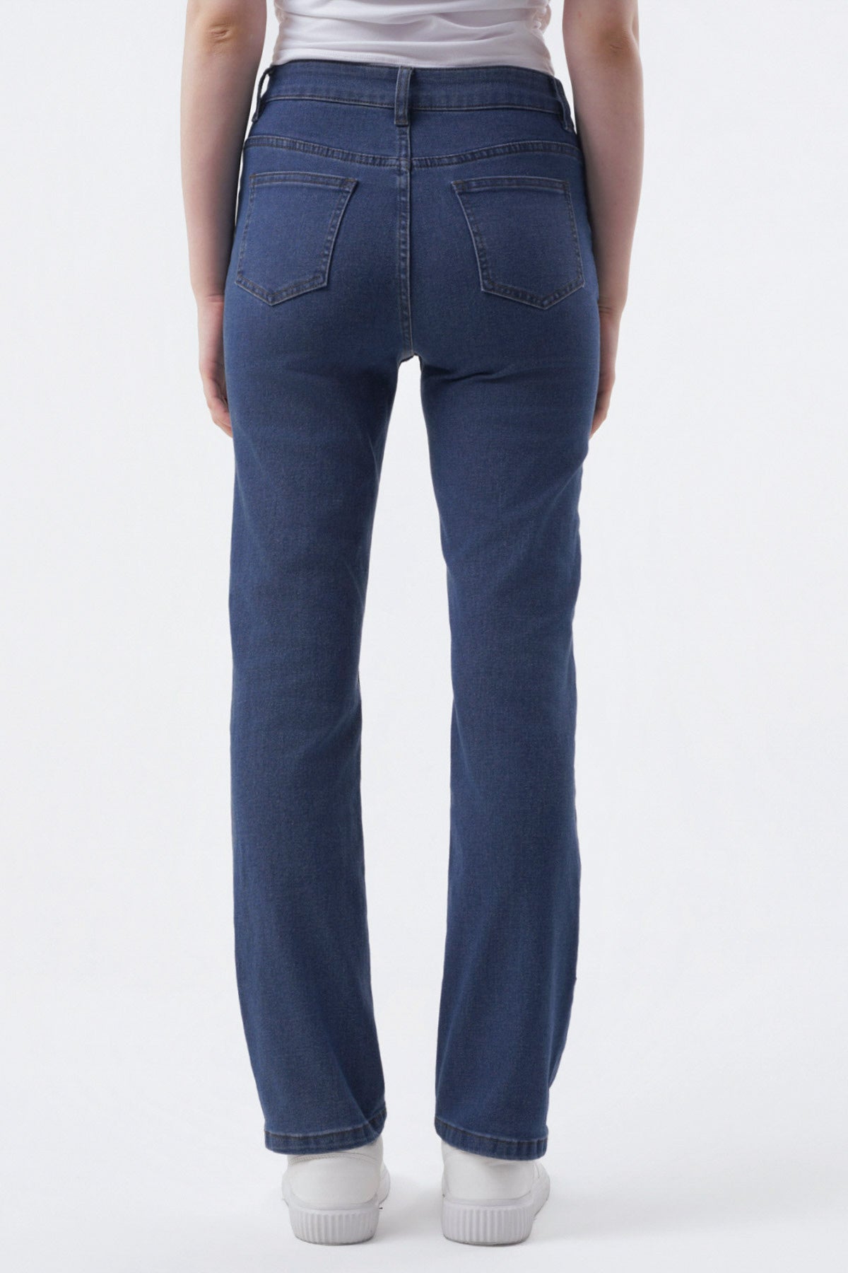 Jeans Slim Mujer Azul