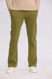 Pantalón Buzo Mujer Flare Clásico Verde