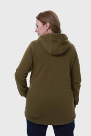 Polerón Mujer Cintura Ajustable Verde