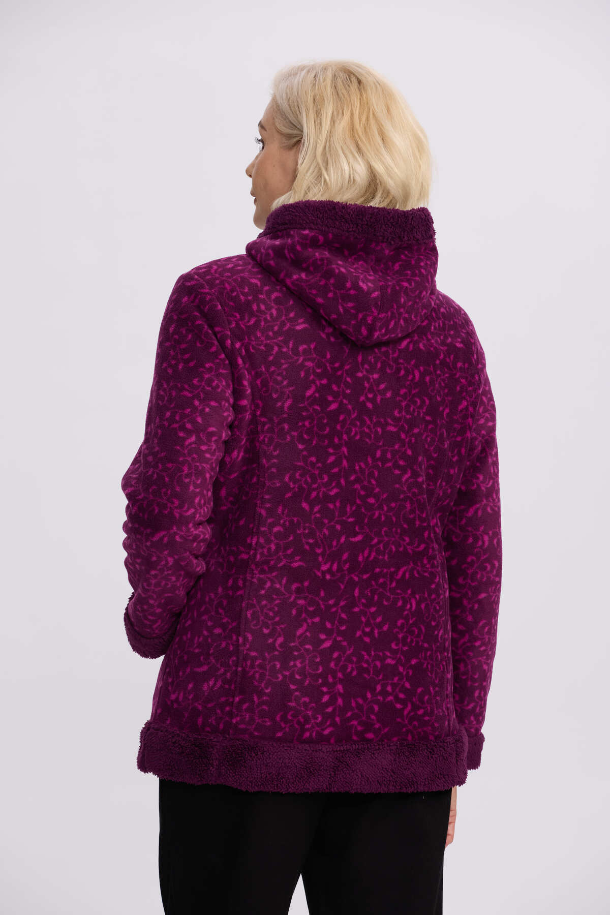 Polar Mujer Estampado Morado