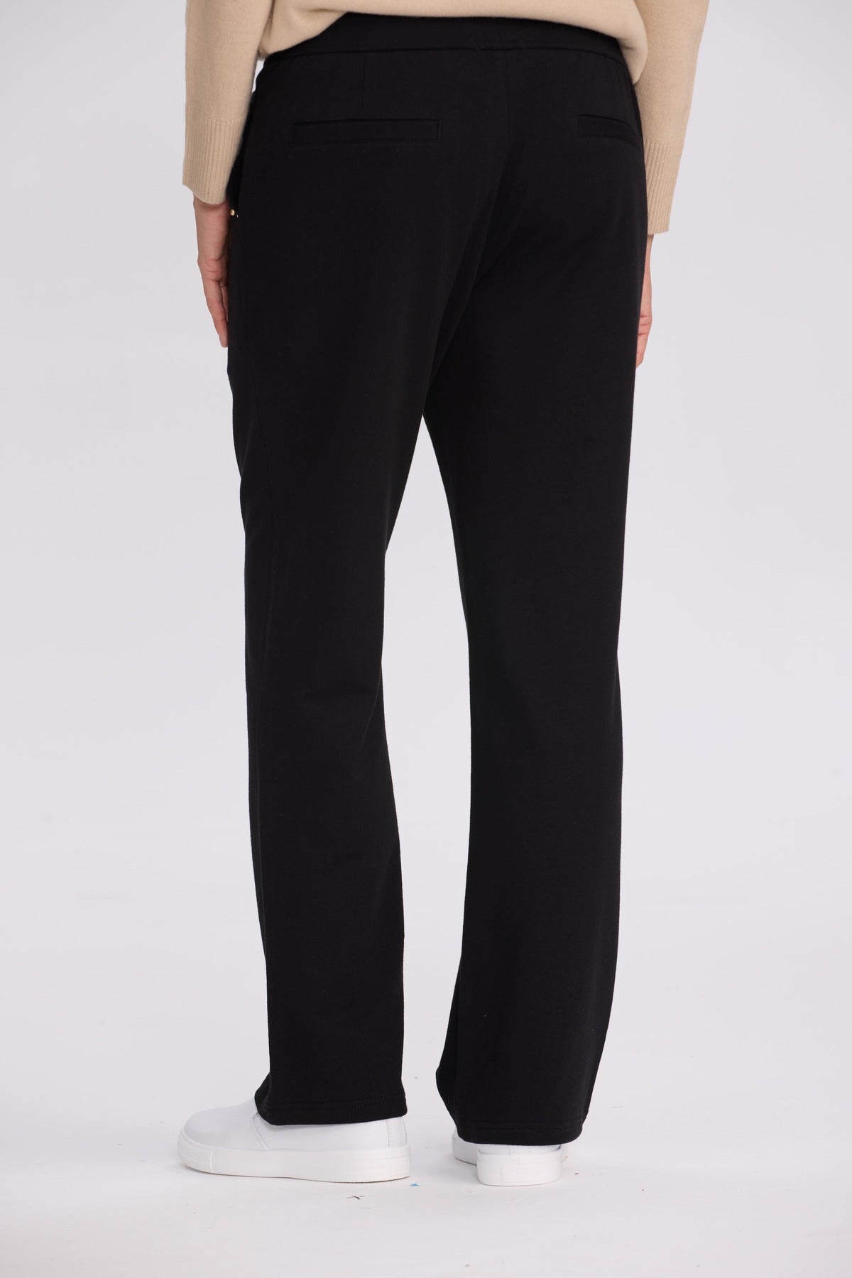 Pantalón Buzo Mujer Detalle Strass Negro