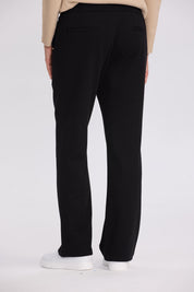 Pantalón Buzo Mujer Detalle Strass Negro