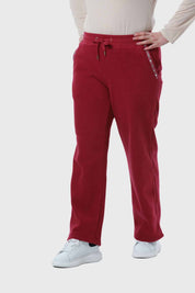 Pantalón Buzo Mujer Calce Recto Malva