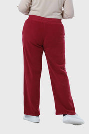 Pantalón Buzo Mujer Calce Recto Malva