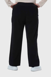 Pantalón Buzo Mujer Calce Recto Negro