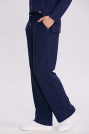 Pantalón Buzo Mujer Clásico Azul