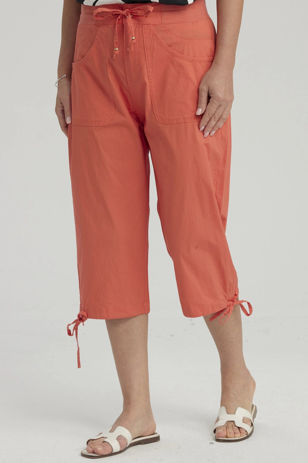 Pescador Mujer Con Cortes Y Apertura Terracota