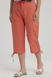 Pescador Mujer Con Cortes Y Apertura Terracota