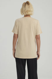 Polera Mujer Con Tachas Beige Oscuro